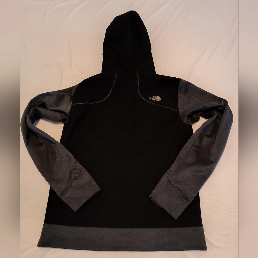The North Face Kilowatt Full Zip Hooded Jacket Men's Size Small Black/Grey